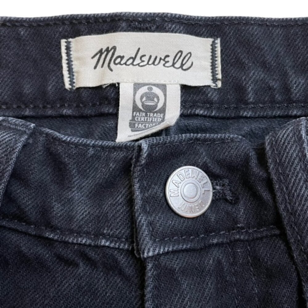 MADEWELL Baggy Flare Jeans in Lunar Wash - Size 23 - Picture 8 of 12